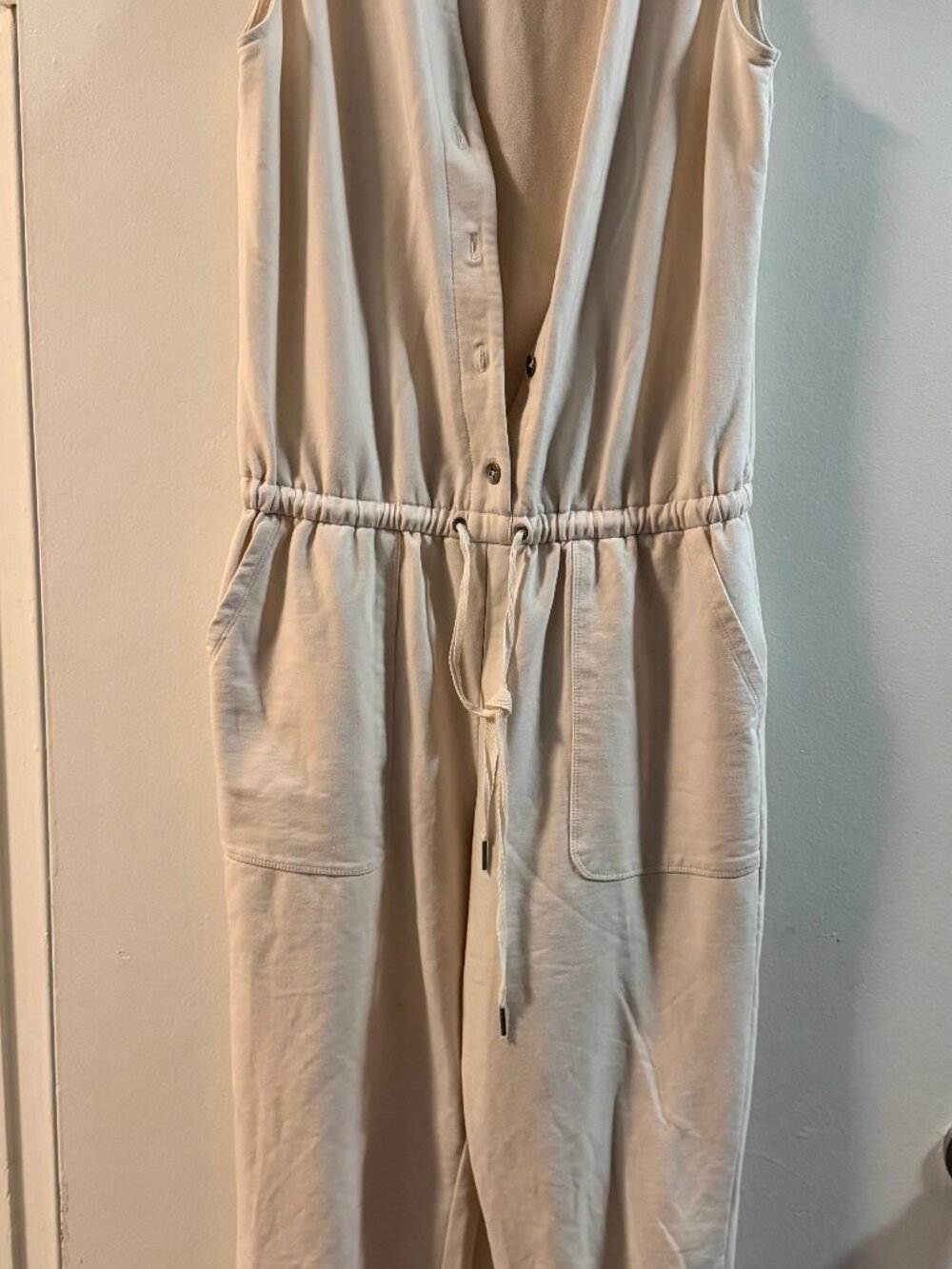 SPLENDID CREAM JUMPSUIT S